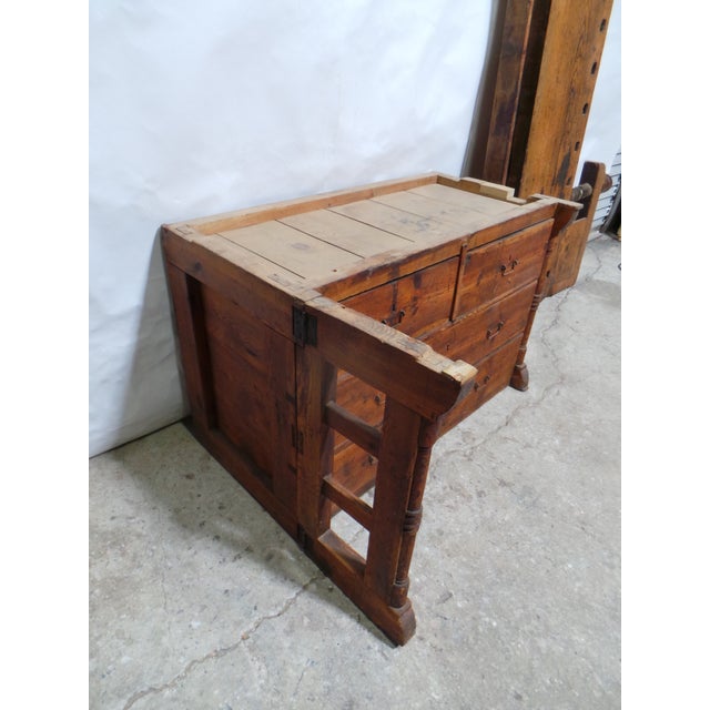 Swedish Carpenters Work Bench For Sale - Image 4 of 13