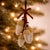 Contemporary Glass Pine Cone Drop Ornaments (Set of 6)  7" Nature-Inspired Christmas Décor For Sale - Image 3 of 4