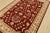 A traditional Ziegler rug hand-knotted with fine wool on a cotton foundation. This rug features a botanical design set...
