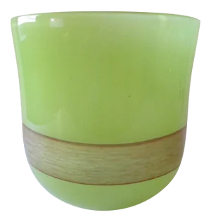 Cyan Design Large Celadon Green With Hand Applied Amber Stripe Vase