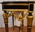1880s Antique French Louis XVI Gold Gilt and Ebonized Carved Wood & Marble Top Console Table For Sale - Image 17 of 18