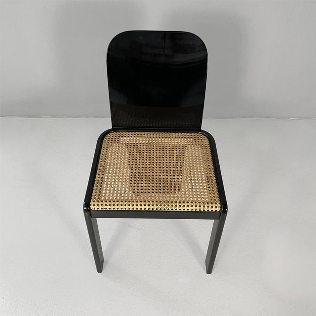 Italian Modern Chairs attributed to Pierluigi Molinari for Pozzi, 1970s, Set of 4 For Sale - Image 9 of 18