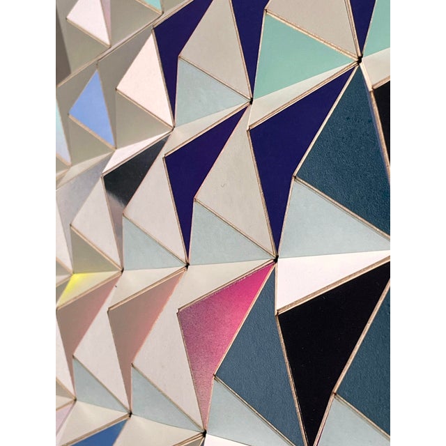 Sebastian Welzel, Fis-4 Topographie, 2023, Laminated Cardboard, Limited Edition 50&51 of 150 For Sale - Image 4 of 5