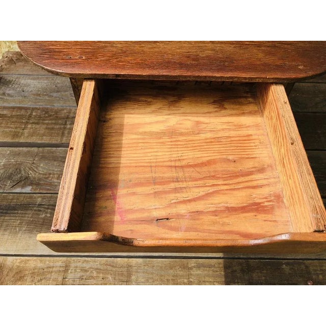 Wood Mid-Century Side Table, 1940s For Sale - Image 7 of 16