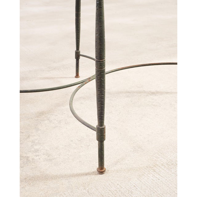 Set of Six Mario Papperzini Lattice Garden Dining Armchairs For Sale - Image 15 of 18