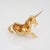 70s Vintage Unicorn Pendant Diamond 18k Yellow Gold Estate Fine Animal Jewelry For Sale - Image 4 of 4