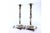Silver Silver Candlesticks with Turned Stems, Set of 2 For Sale - Image 8 of 9