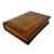 Antique Victorian English Tiger Oak Book Form Lap Desk/Stationery Box W/Inkwell For Sale - Image 10 of 12