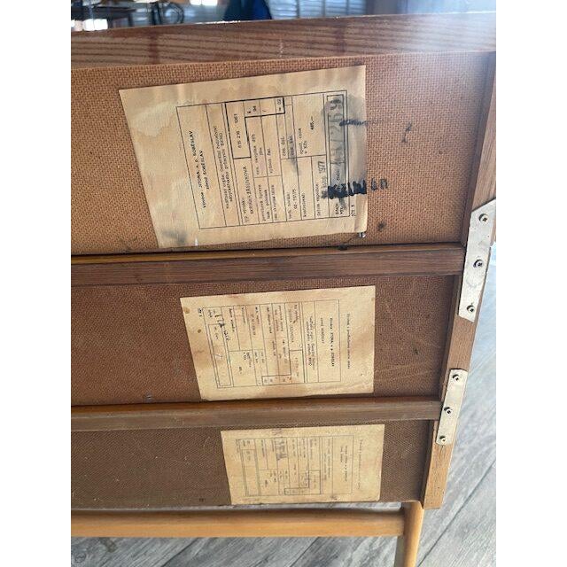 1970s Vintage Three Drawer Chest of Drawers by Jitona, 1970 For Sale - Image 5 of 6