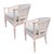 Mid-Century Modern Vintage Cane Barrel Lounge Chairs – Pair For Sale - Image 3 of 8