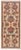 Shabby Chic Ziegler Beige/Red Wool Runner Rug- 2'0'' X 5'1'' For Sale - Image 9 of 10