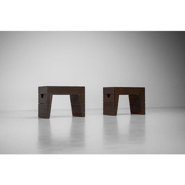 Stools by Jan de Jong for Nursing Home Eindhoven, 1966, Set of 3 For Sale - Image 18 of 18