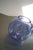 Beautiful Murano glass vase with lilac-blue glass, a color that changes with the light, featuring spikes and holes. In...