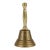 Vintage Solid Brass Hand Bell For Sale