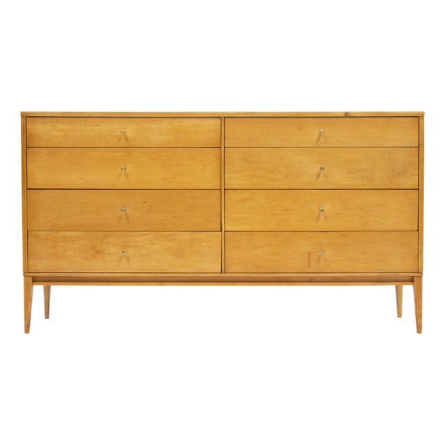Vintage Mid Century Solid Maple "Planner Group" Dresser by Paul McCobb For Sale
