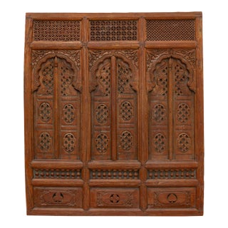 19th Century Rajasthan Lattice Carved Window Palace For Sale