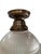 Mid 20th Century Rare Holophane Flushmount Light Fixture For Sale In Los Angeles - Image 6 of 11