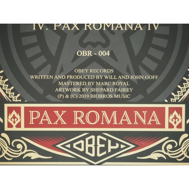 Shepard Fairey, Pax Romana, Vinyl For Sale - Image 4 of 8