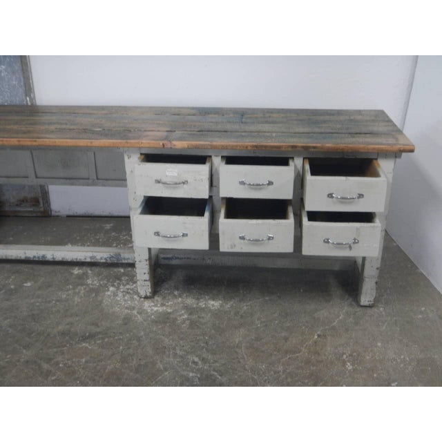 1950s Vintage Chest of Drawers in Oak and Fir, 1950s For Sale - Image 5 of 13