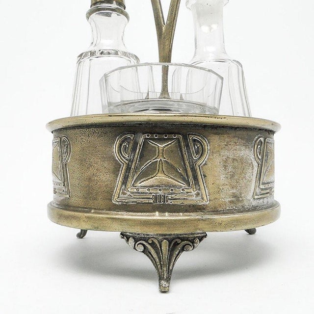 Art Nouveau Spice Cabaret from Fabryka Wolska, Poland, 1900s For Sale - Image 3 of 17