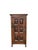 Spanish Rustic Oak Cabinet with Paneled Door and Iron Hardware, 1880s For Sale - Image 12 of 12