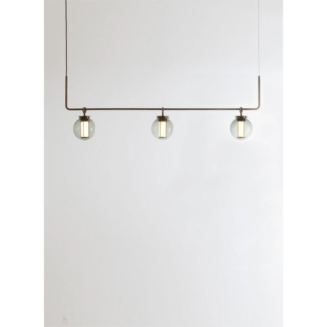 Gray Transparent Glass Bai a Ba Ba Wall Lamp by Parachilna For Sale - Image 8 of 9