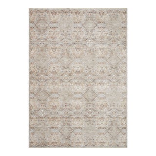 Amber Lewis x Loloi Zuma Silver / Multi 7'-10" x 10' Area Rug For Sale
