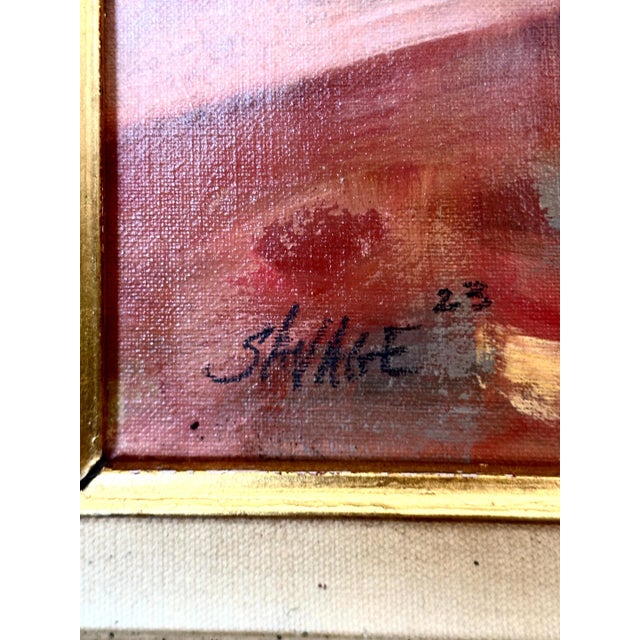 "Woman with Roses" 2023 by Noted Palm Springs Artist Shawn Savage For Sale - Image 9 of 12