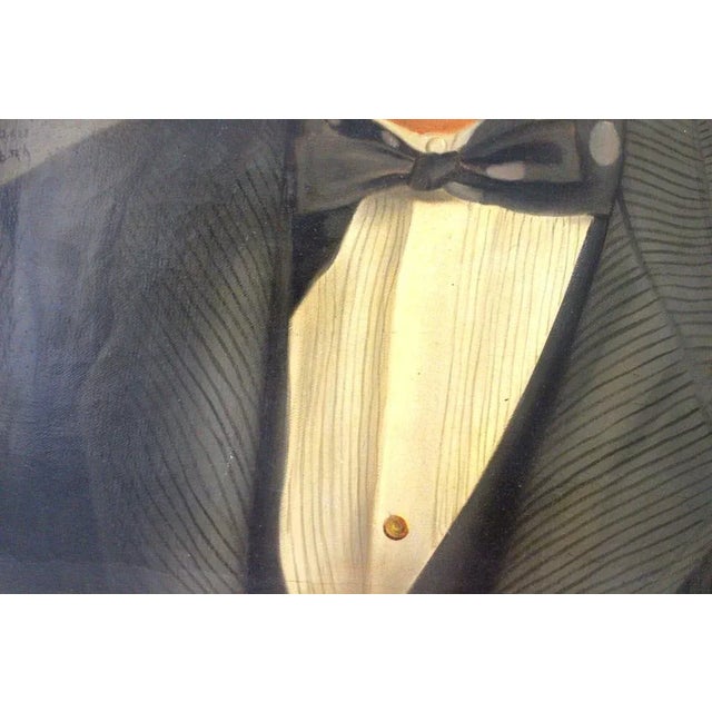 Late 19th Century Italian Artist, Portraits, 1879, Oil Paintings, Framed, Set of 2 For Sale - Image 5 of 12