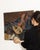 Early 20th Century France Brown Canvas Painting For Sale - Image 12 of 15
