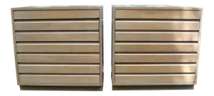Herbert Ten Have Cross Country Line Matching Sligh Chests - a Pair
