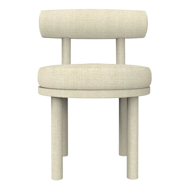 Moca Chair in Famiglia 05 Fabric by Studio Rig for Collector For Sale