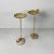 Italian mid-century modern ashtrays in brass and marble, 1950s Pair of floor ashtrays in brass and marble. The brass...