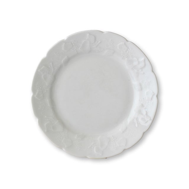 Enhance your table setting with this charming set of seven Limoges salad plates, featuring a delicate ivy pattern. The...