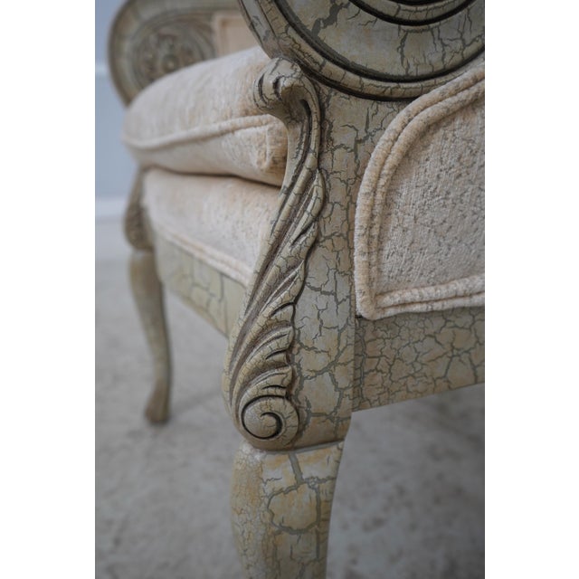Sherrill Pair of Neoclassical Barrel Back Tub Armchairs For Sale - Image 15 of 18