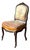 19th Century Louis XV Style Side Chair With Tapestry Upholstery For Sale