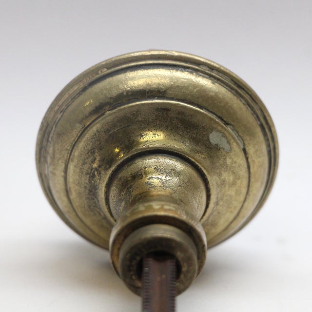 Antique 1920s Cast Brass Door Knob For Sale - Image 4 of 4