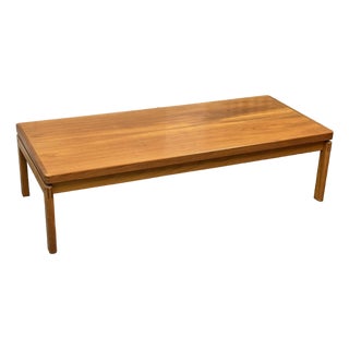 Danish Teak Wood Coffee Table, Mid 20th Century For Sale