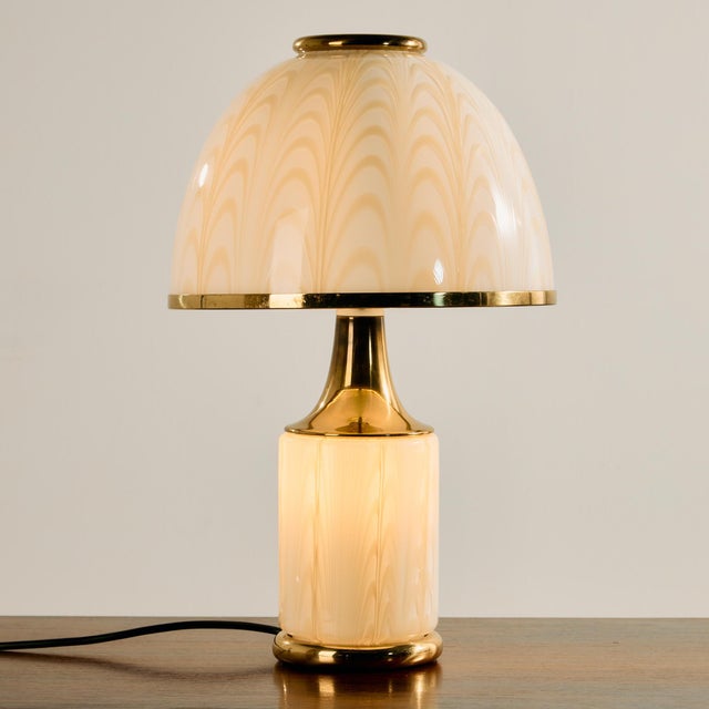 Table Lamp by F. Fabbian for Mazzega, 1970s, Set of 2 For Sale - Image 3 of 16