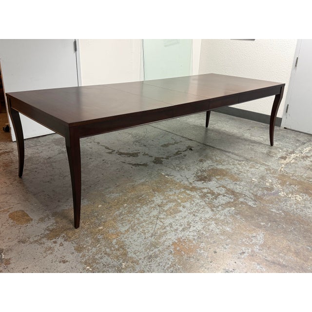 Wood Ethan Allen Barrymore Extension Dining Table For Sale - Image 7 of 12