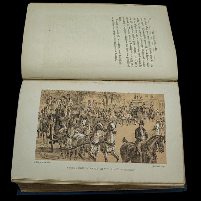 Paper 1888's Antique Hard Bound Book the Coaching Age For Sale - Image 7 of 12