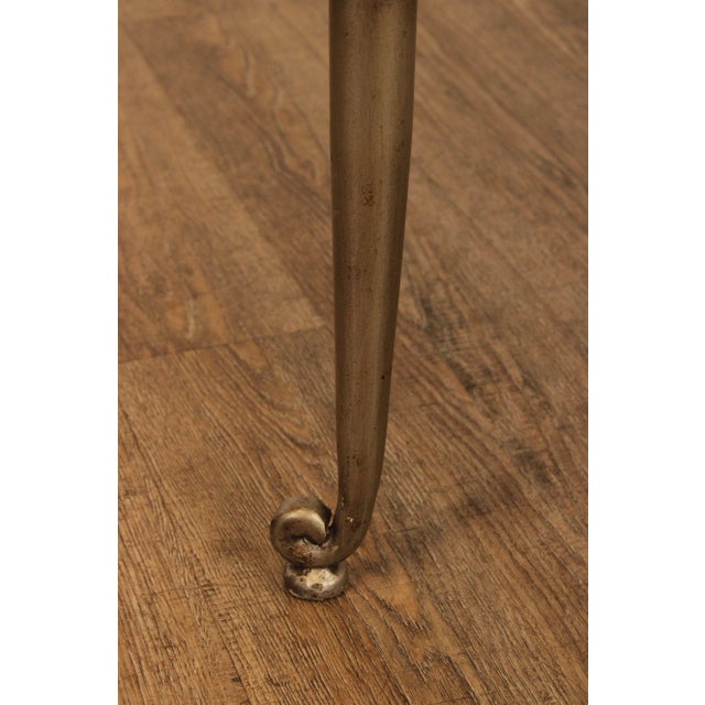 Late 20th Century French Style Pine Top Iron Base Pub Table For Sale - Image 12 of 12