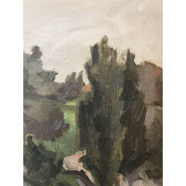 René Guinand, Paysage à la Belotte, Genève, Lac Léman, 1930, Oil on Canvas, Framed For Sale - Image 8 of 15