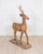 Italian 20th Century Life-Size Walnut Deer Sculpture For Sale - Image 9 of 12