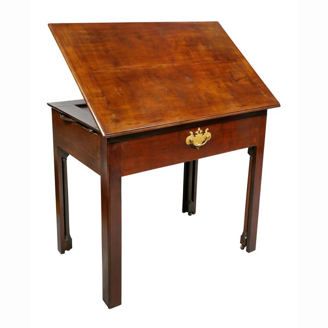 George III Mahogany Architects Table For Sale - Image 13 of 13