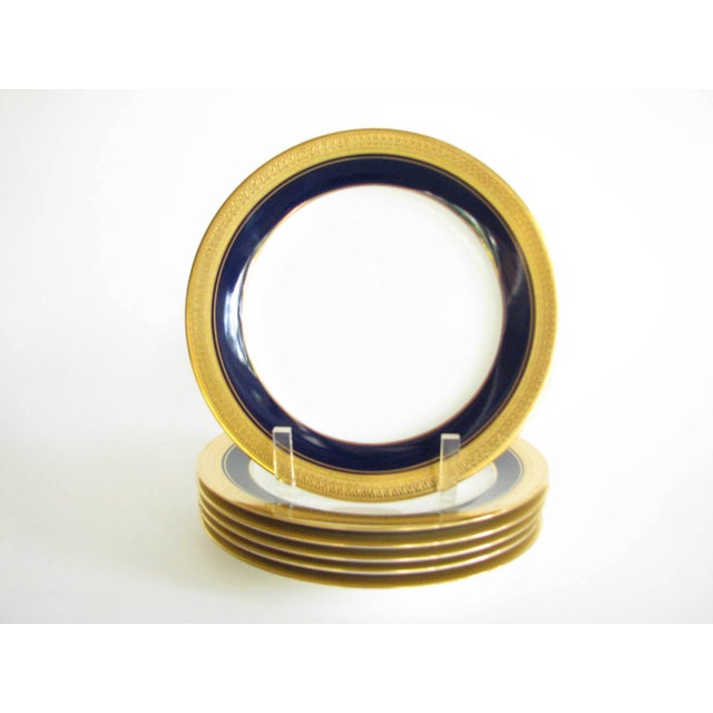 Vintage Noritake Cobalt and Gold Encrusted Band Tea Set 21 Pieces Chairish