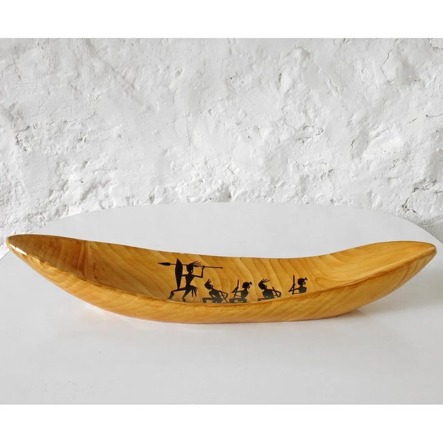 Mid-Century Ceramic Bowl by Grandjean-Jourdan for Vallauris, France, 1950s For Sale - Image 4 of 8