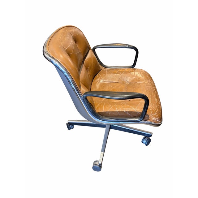 Knoll Mid-Century Executive Pollock Knoll Office Chair For Sale - Image 4 of 6