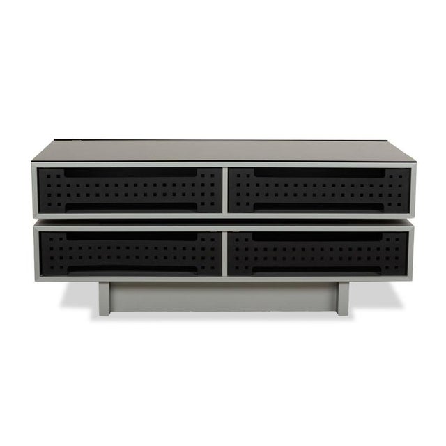 Black Glass Brick Sideboard from Spectral For Sale - Image 11 of 13