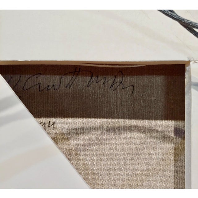 Textile Harry Guttman -Nude Female on a Red Velvet -Oil Painting For Sale - Image 7 of 10